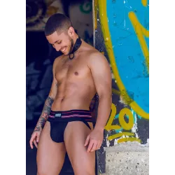 MOB Eroticwear Jockstrap Ceinture large Wide Noir